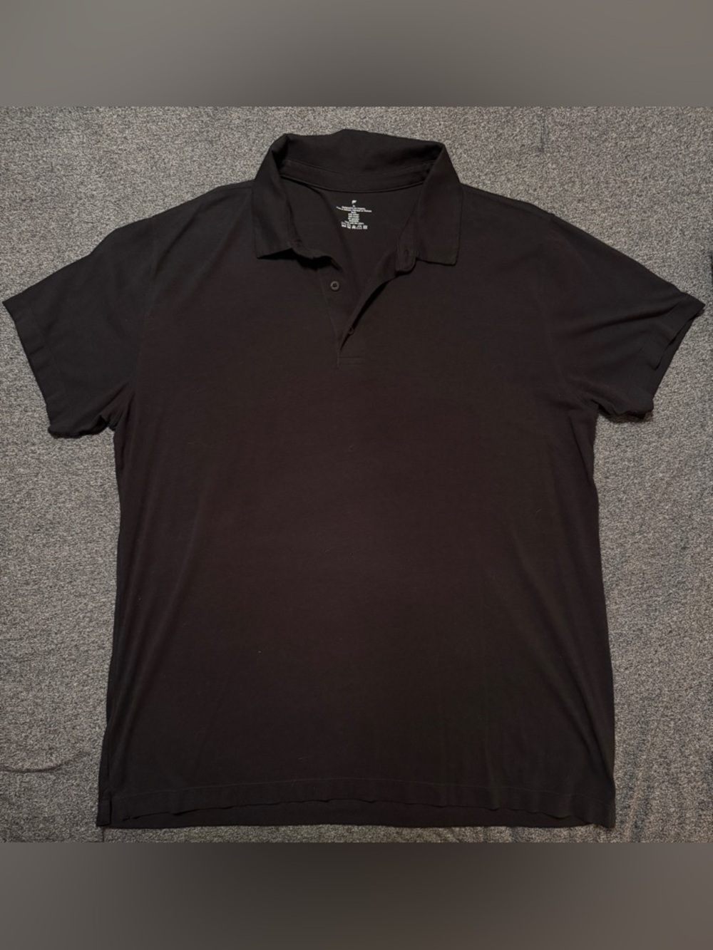 Men’s Fabletics Black Polo Shirt - Sz XL